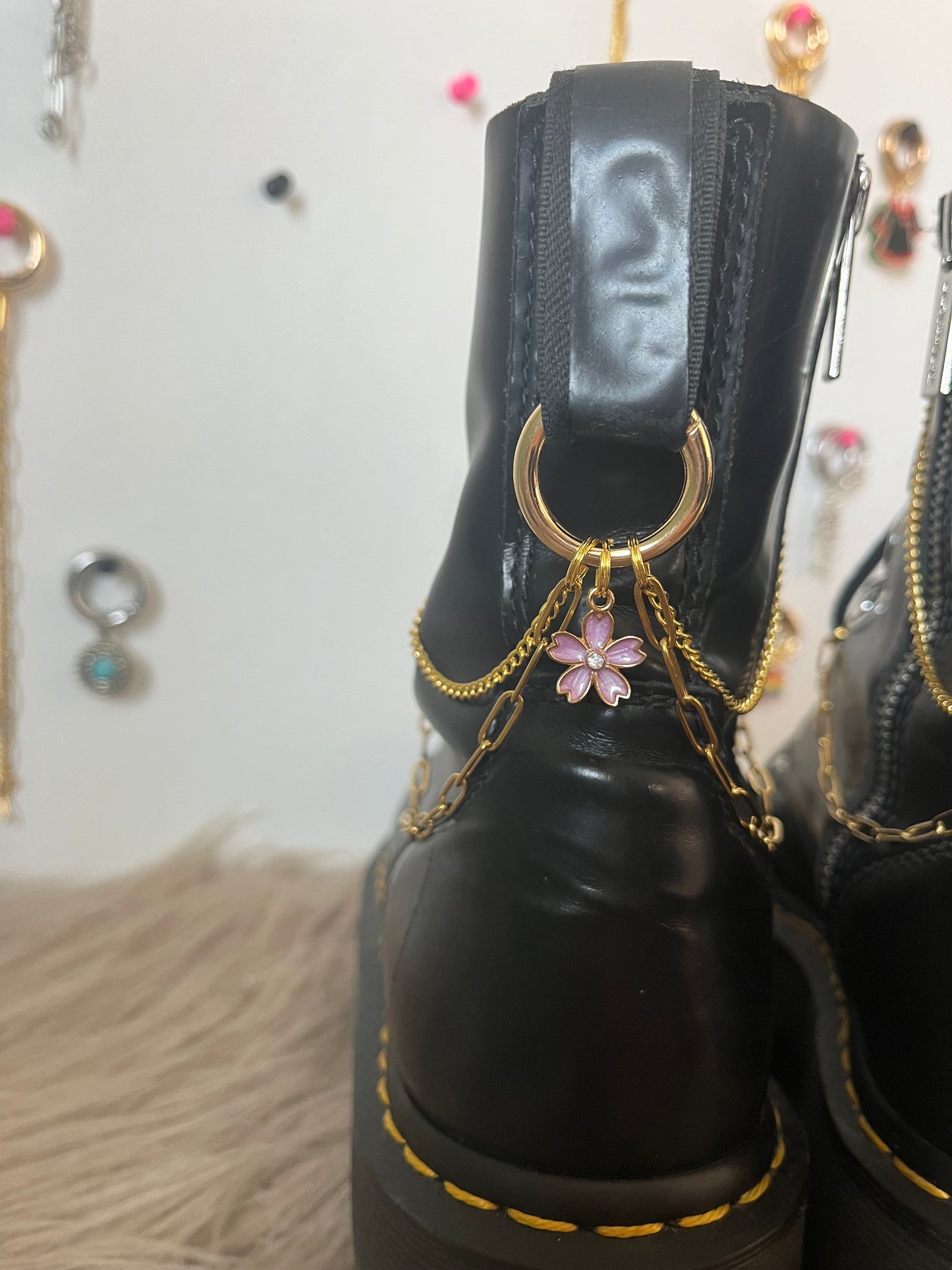 Chaînes doubles fleurs