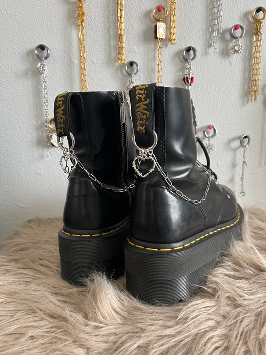 Chaînes cœurs barbelés