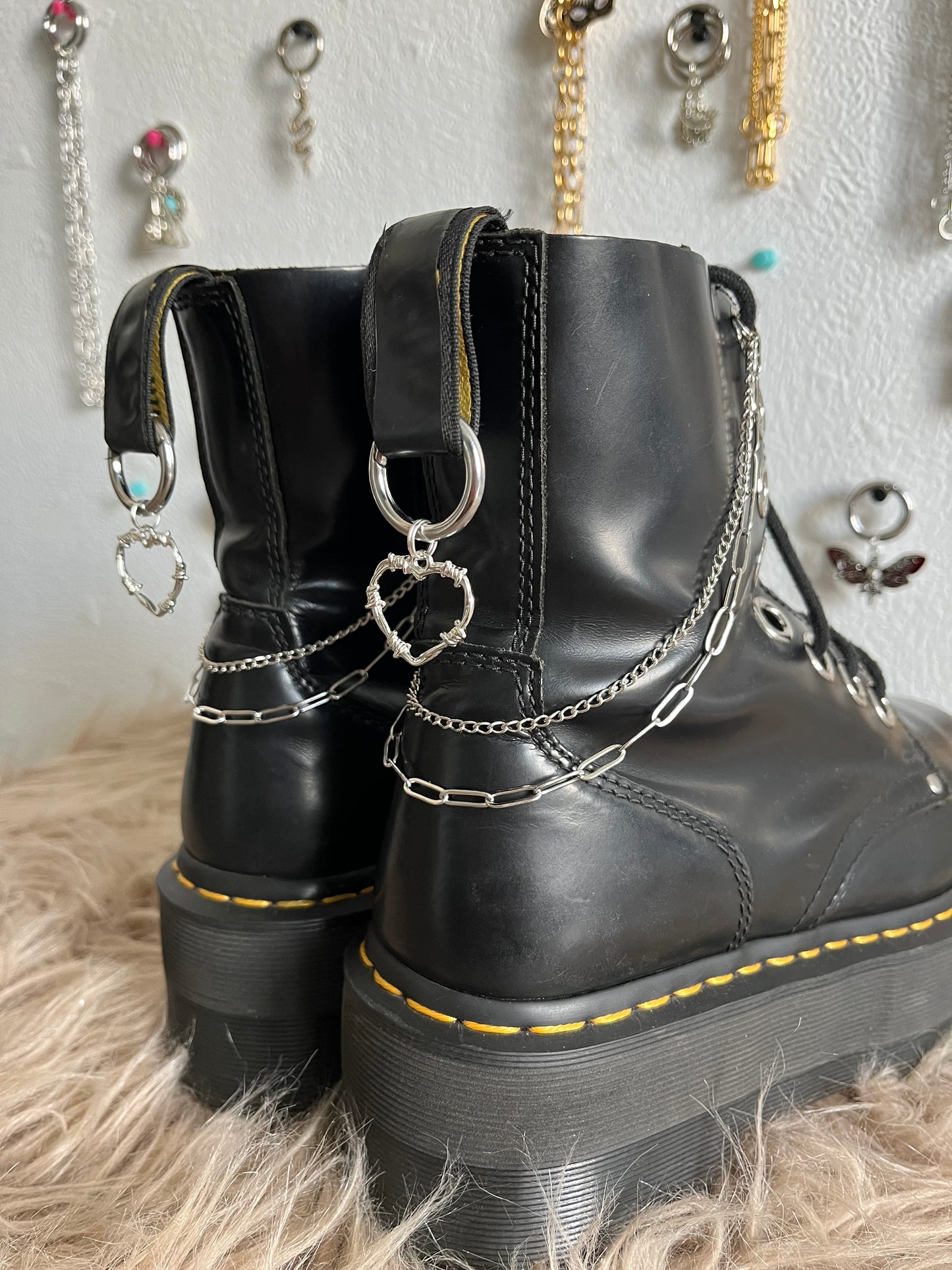 Chaînes + Charms cœurs