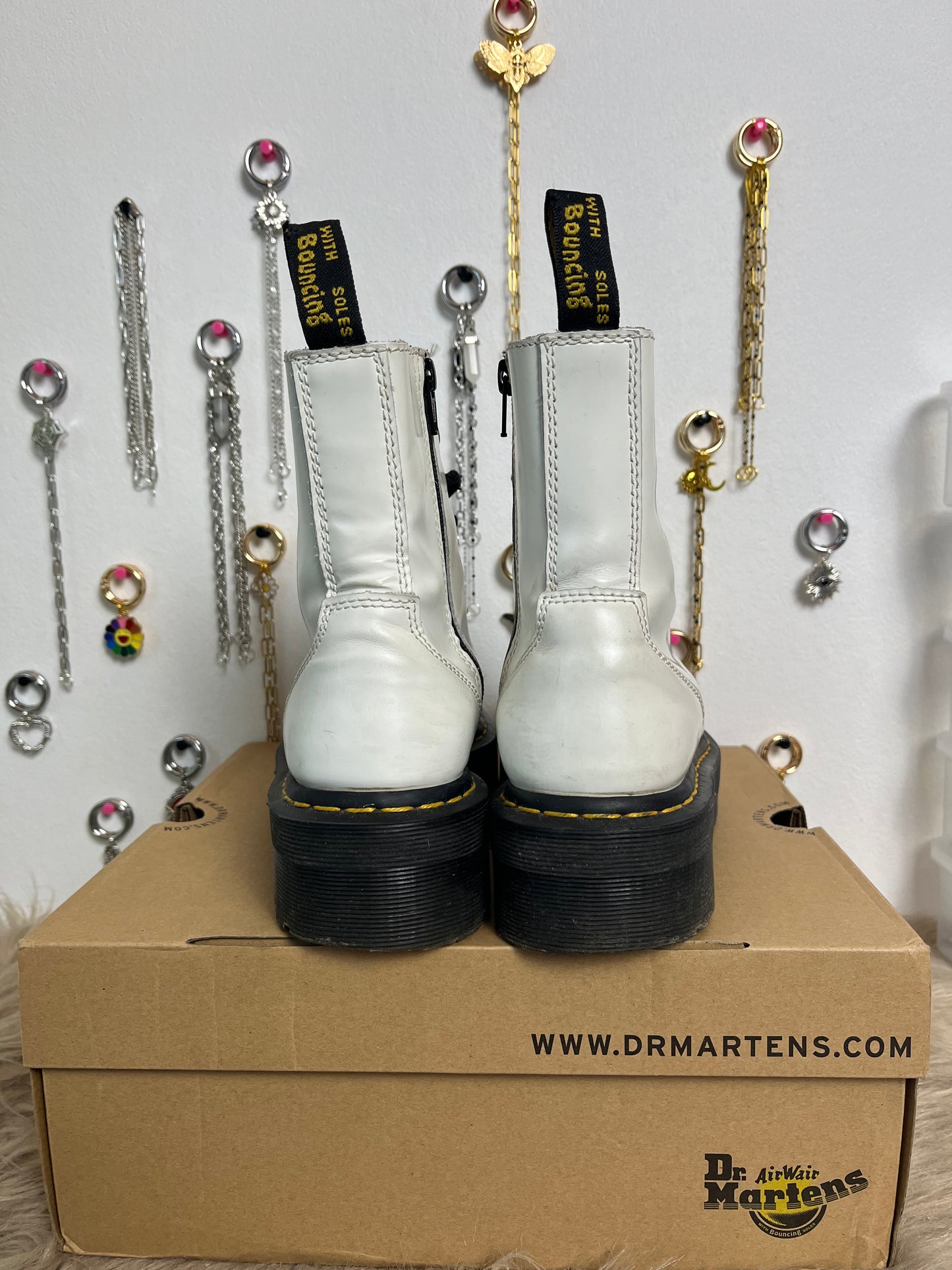 Dr Martens Jadon blanches T.38