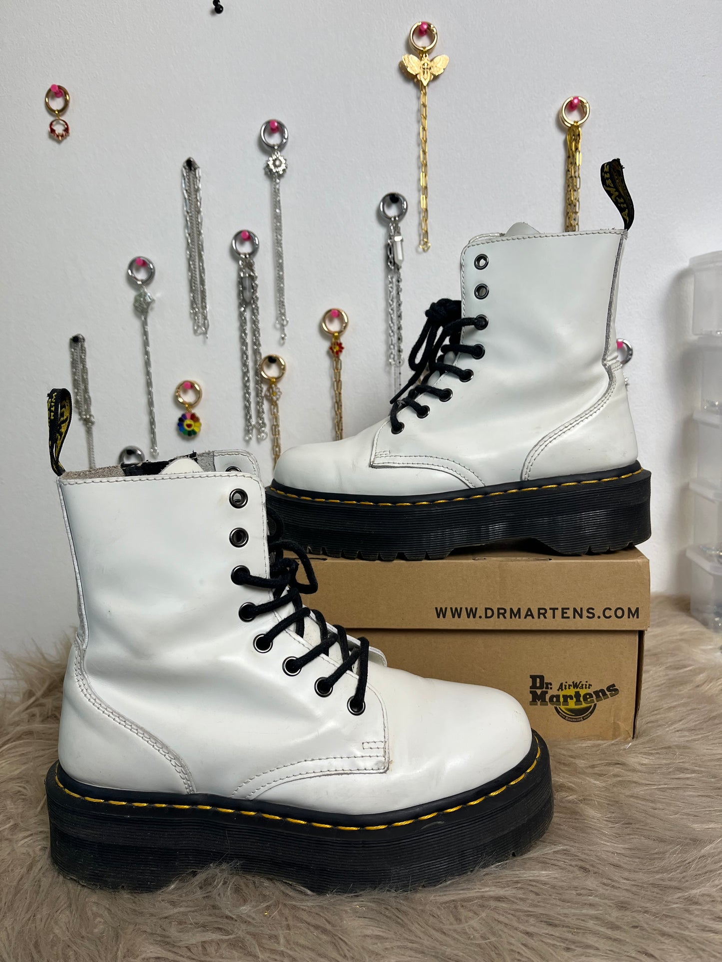 Dr Martens Jadon blanches T.38