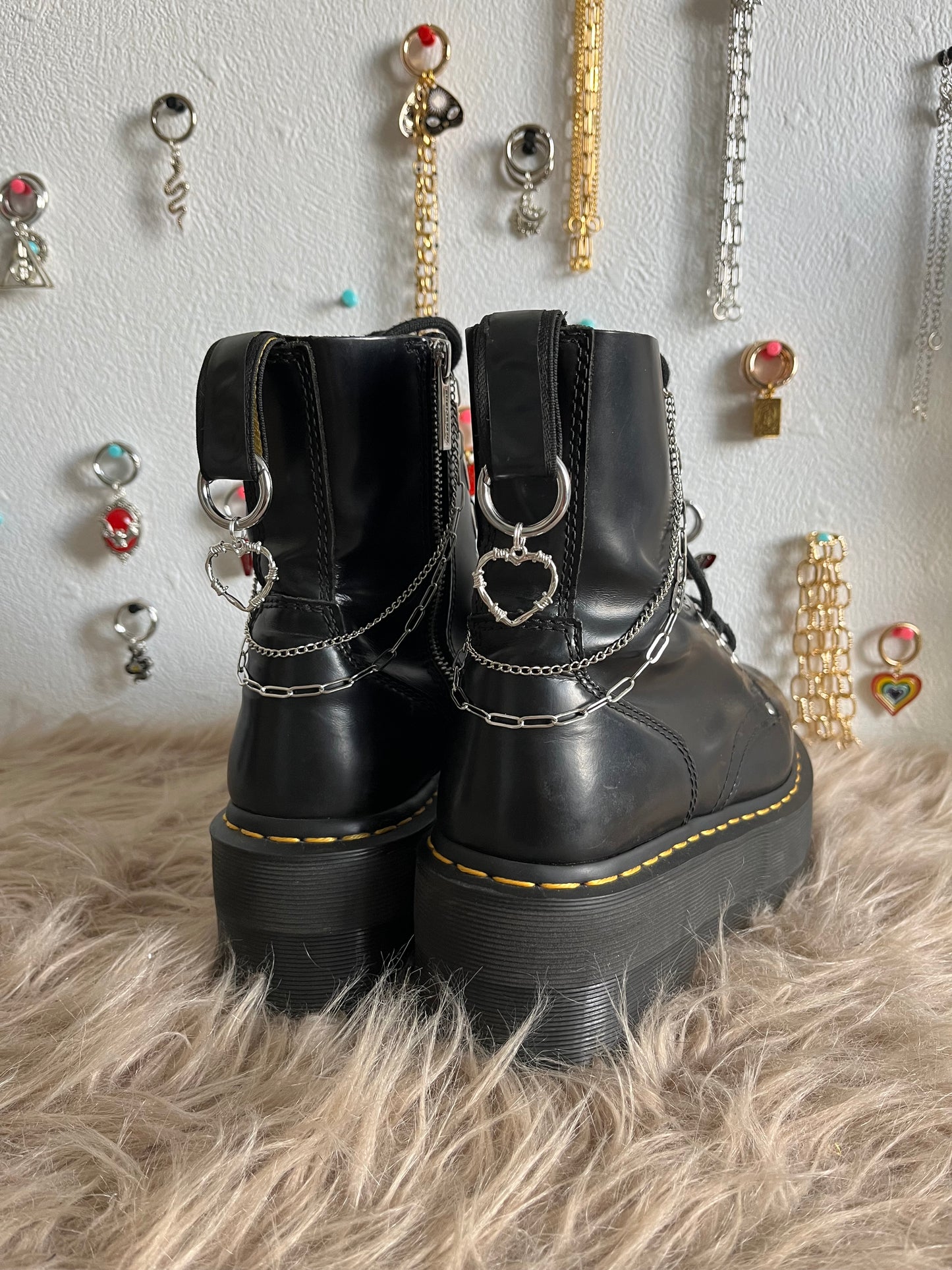 Chaînes + Charms cœurs