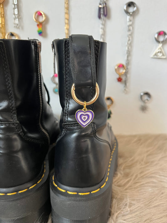 Lot 4 Charms cœurs