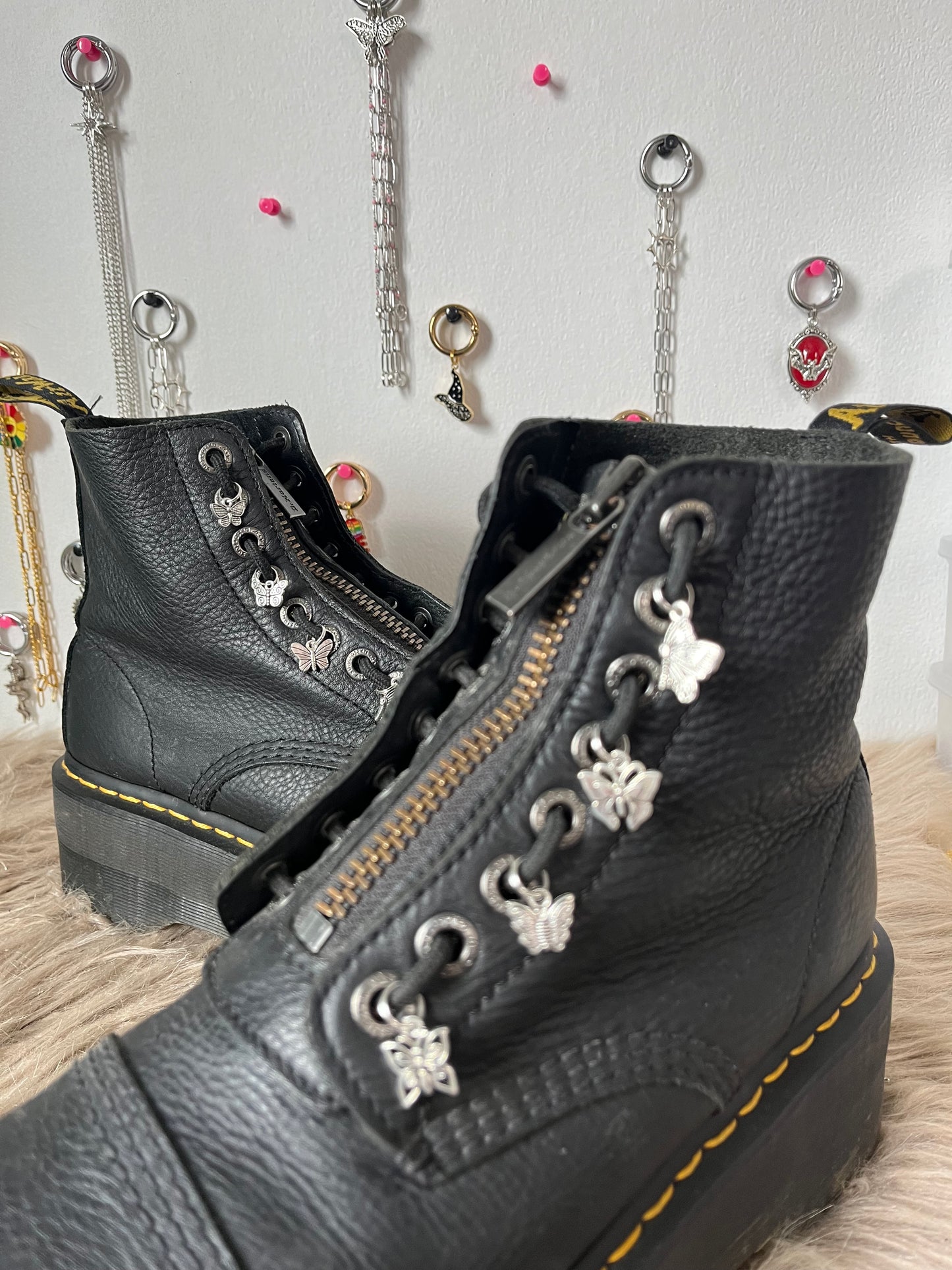 X8 Bijoux lacets papillons